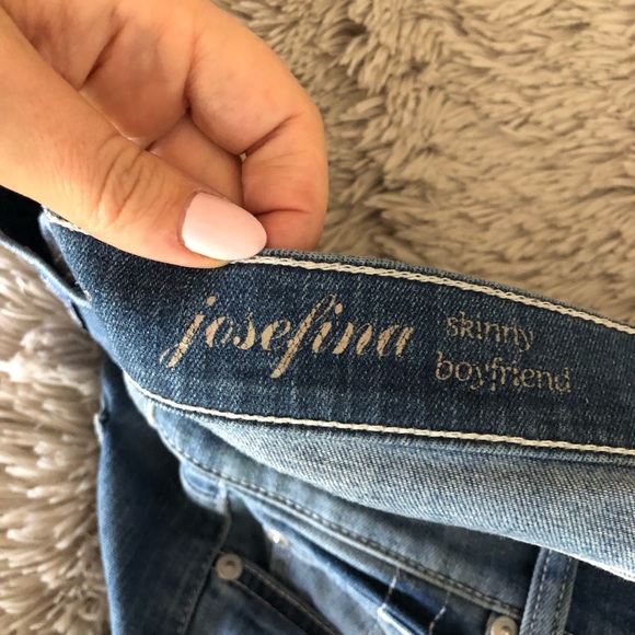 7 for all Mankind Josefina Skinny Boyfriend Jeans - Picture 5 of 5